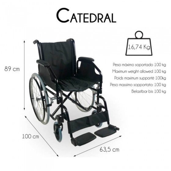 Cadeira rodas Catedral