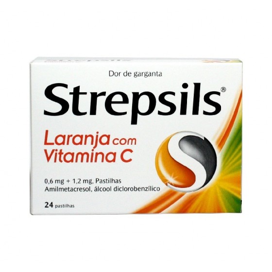 Strepsils Laranja com Vitamina C x 24