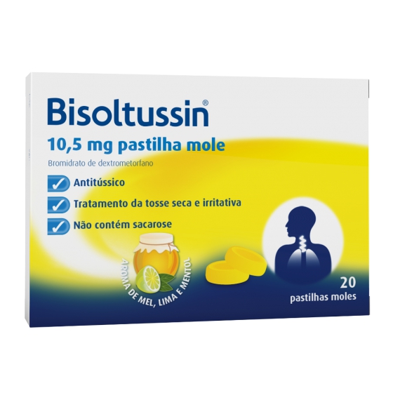 Bisoltussin 20 pastilhas moles