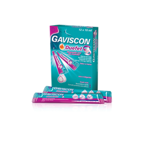 Gaviscon Duefet 12x10 ml