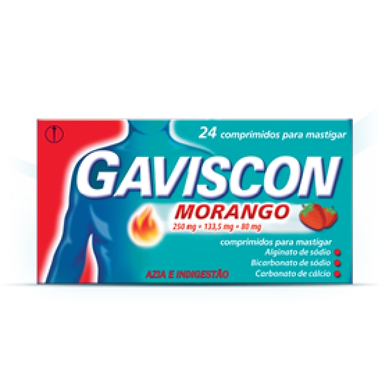 Gaviscon Morango - 24 past