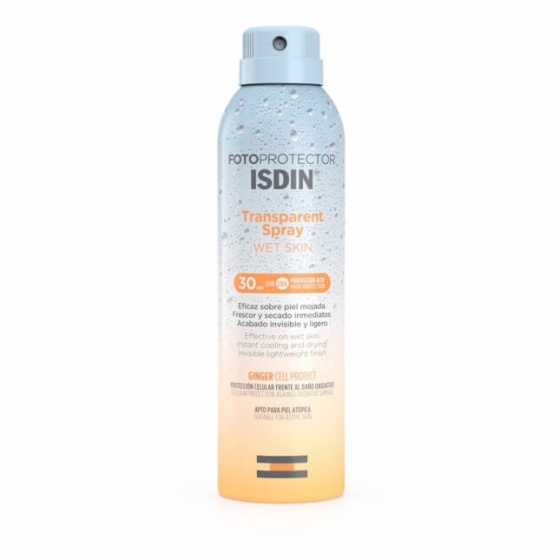 Fotoprotector ISDIN- Transparent Spray Wet Skin SPF 30
