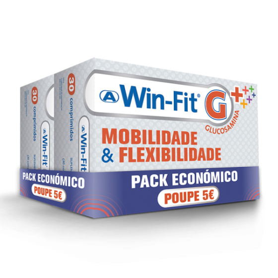 Win-Fit Glucosamina Duo Comprimidos 2 x 30 Unidade(s) Pack económico com Benefício de 5€