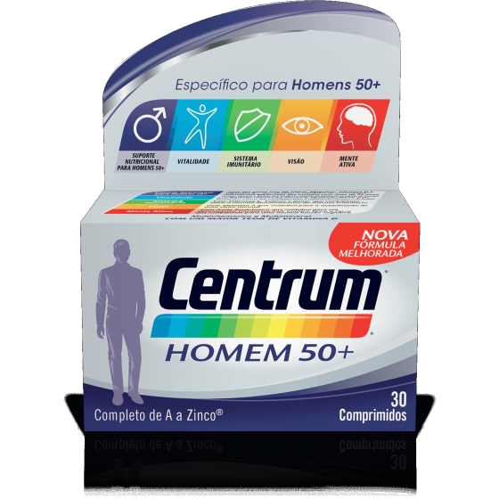 Centrum Homem 50+ Comp X 30
