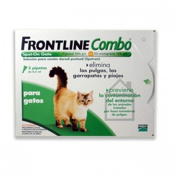 Frontline Combo Sol Top Gato  X 3