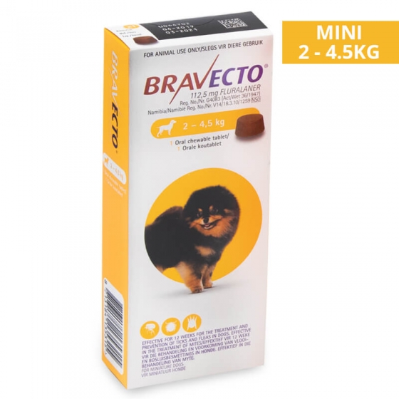 Bravecto Comp Cao 2-4,5kg