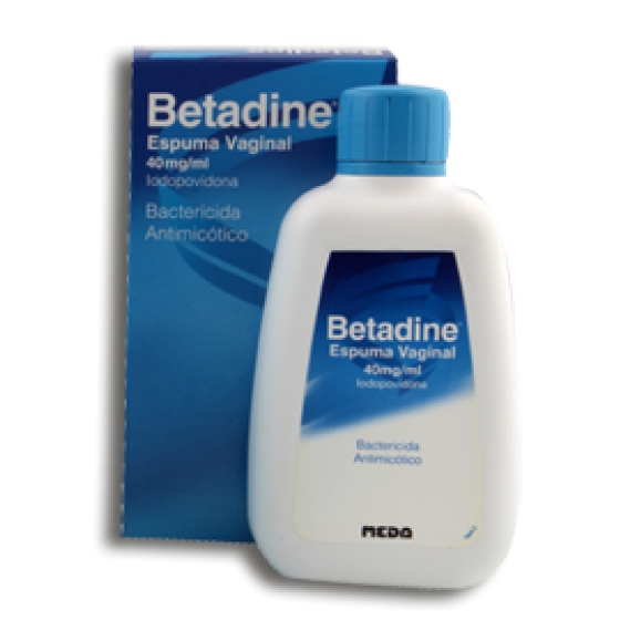 Betadine espuma vaginal 200 ml